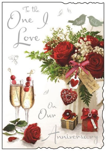 Picture of TO THE ONE I LOVE ANNIVERSARY CARD